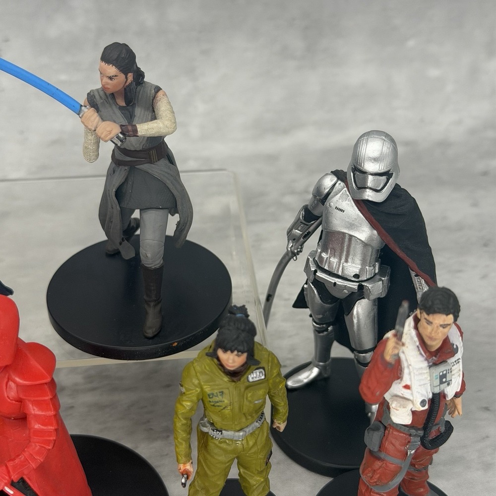 Star Wars PVC Action Figure Set Cake Toppers Deluxe Figurines Lucas Film lot 4" - Picture 5 of 7